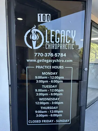 Business Hours Signage & Store Hours Graphics Photo